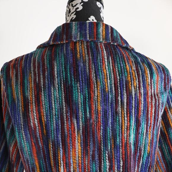 Women's Multicolored Habitat Clothes To Live In Button Up Jacket - Size Small - Picture 7 of 10